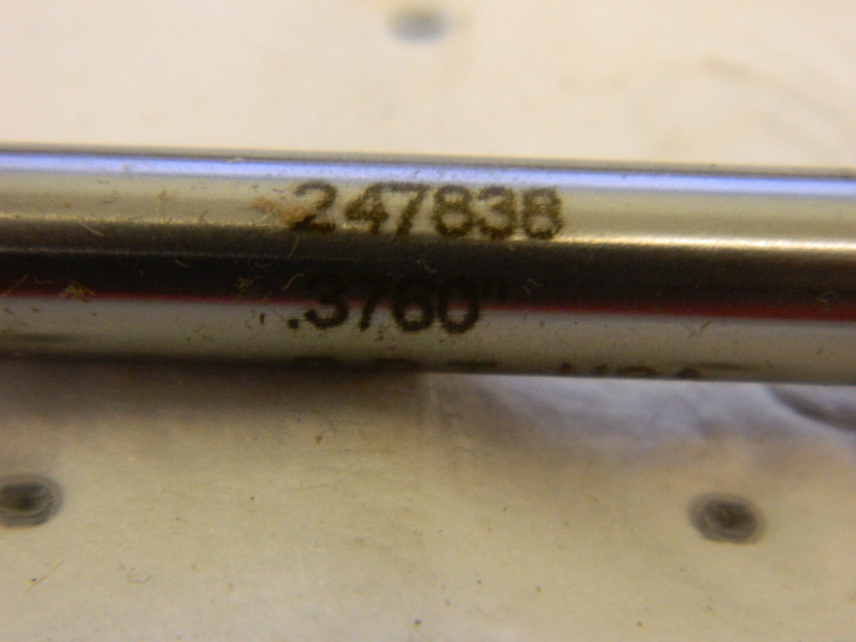 Chucking Reamer: 0.376 Dia 7 OAL 1-3/4 Flute Length Carbide 247838