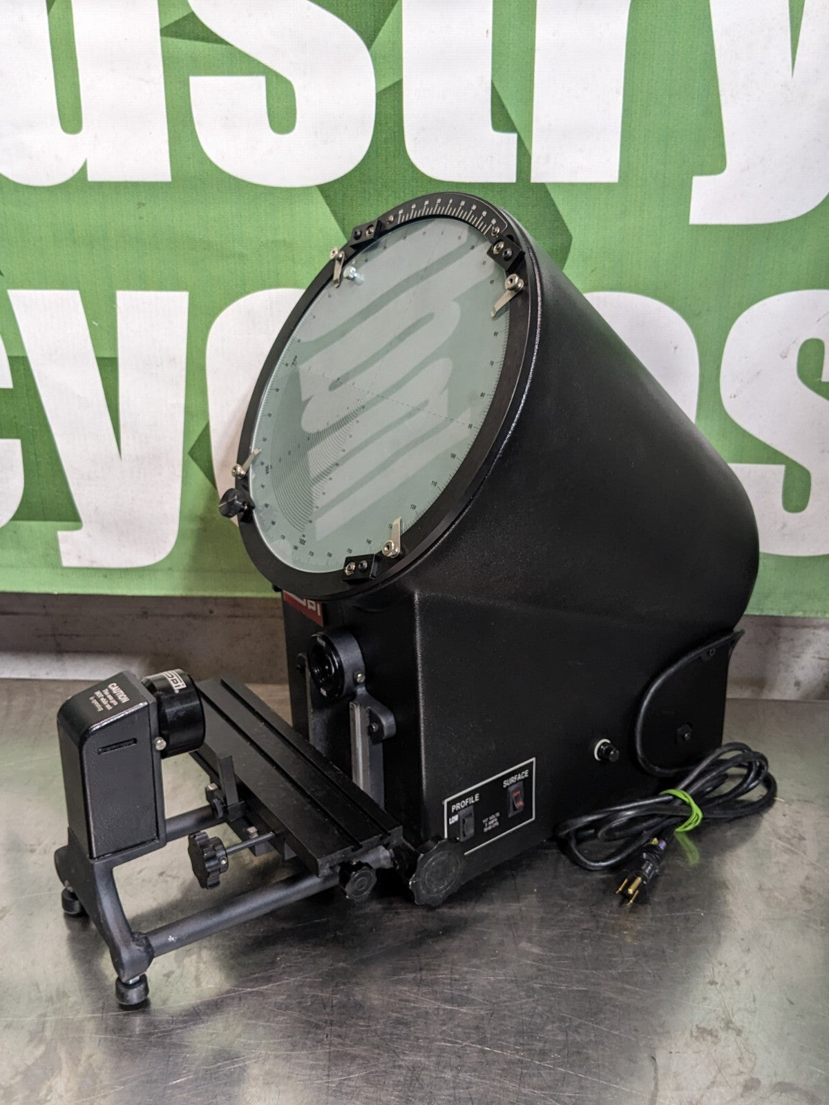 SPI Horizontal Optical Comparator 12" Screen 10x 20x 40x Lenses PARTS / REPAIR
