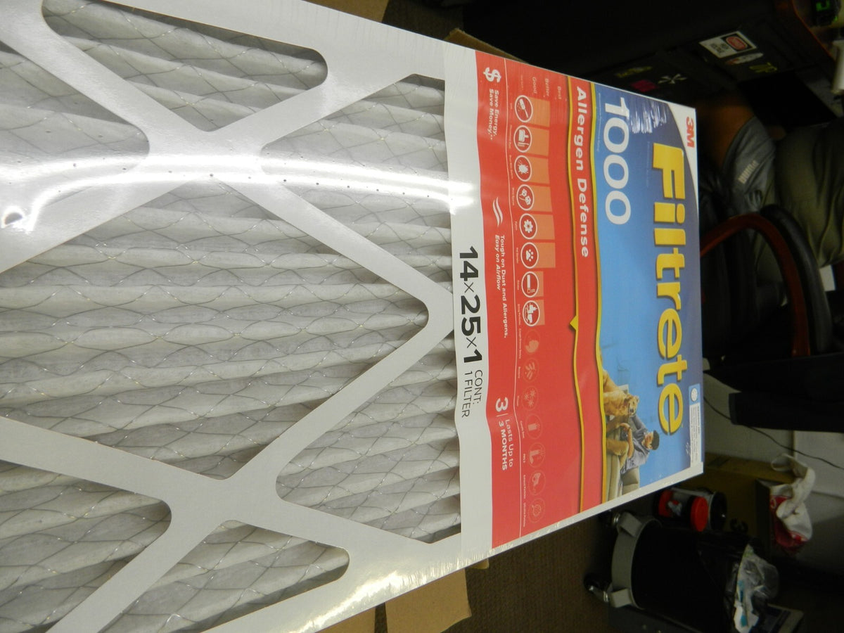 Filtrete Micro Allergen Reduction Filters 9804Dc-6, 14"X25"X1" Qty 8 7100188247