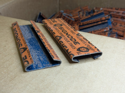 Lot of 500 Signode Steel Strapping Seals w/ Sandpaper Bottom 4-3/4" x 1-1/4