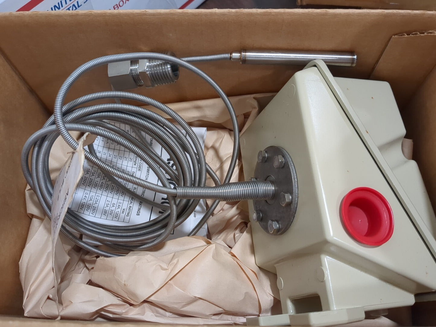 ASHCROFT Temperature SwitchesTemperature Range75205 Capillary LTDGG10030BX205