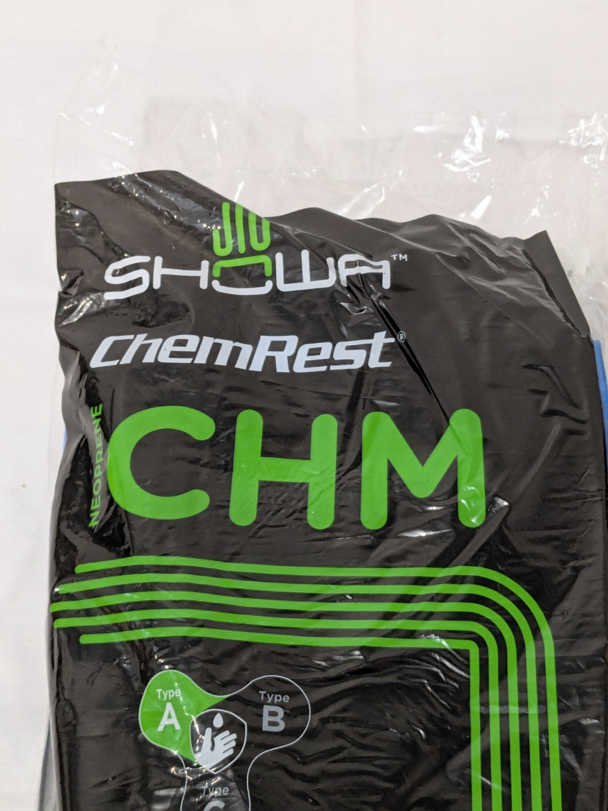 SHOWA Chemical Resistant Gloves: Size L, 26.00 mil Pack of 12 CHML-09
