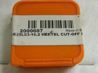 Hertel Indexable Cutoff & Grooving Support Blade LH HC-E25L03-16.2 2000607