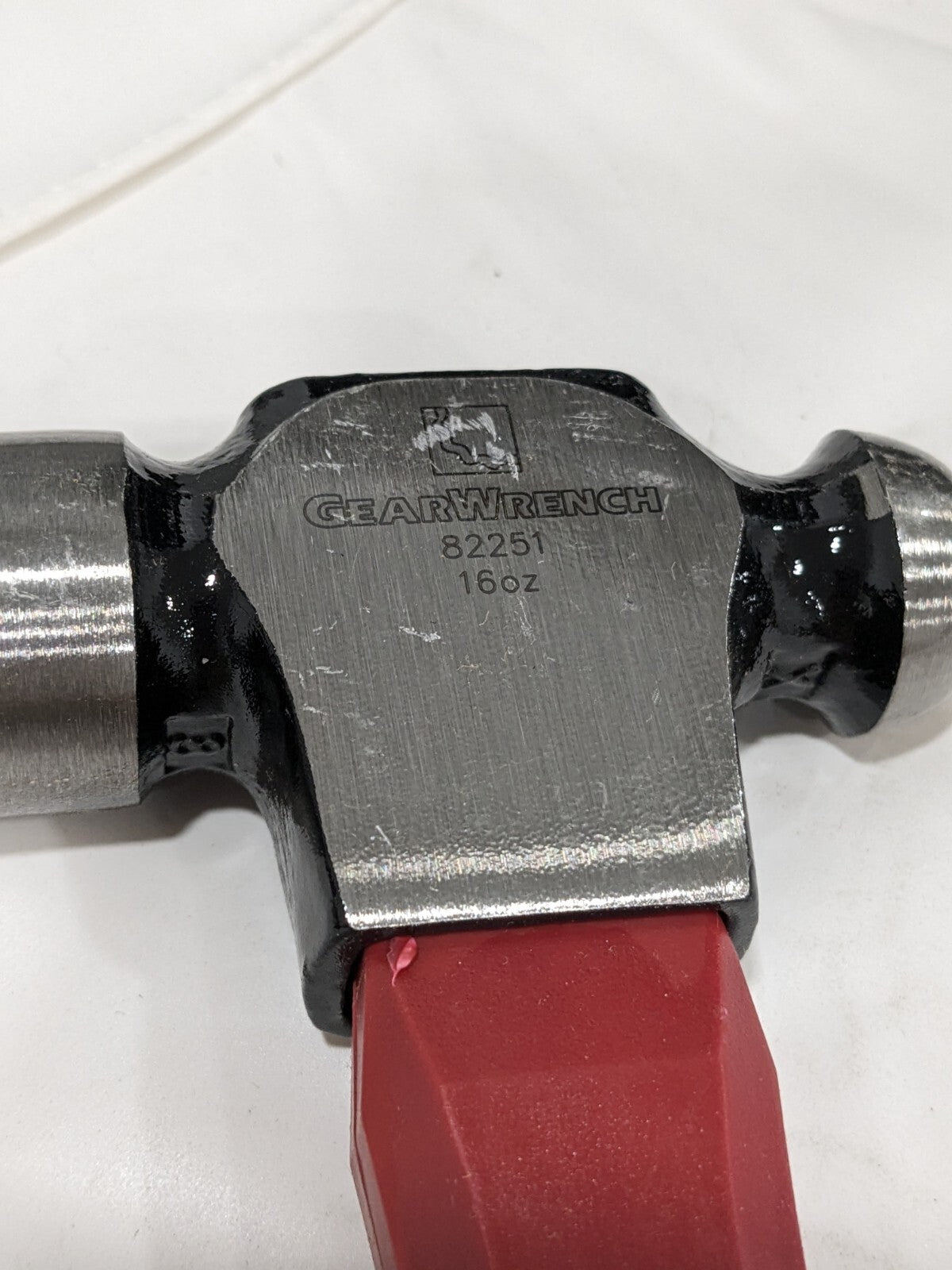 GEARWRENCH Ball Pein Hammer: 16 oz Head, Steel 82251
