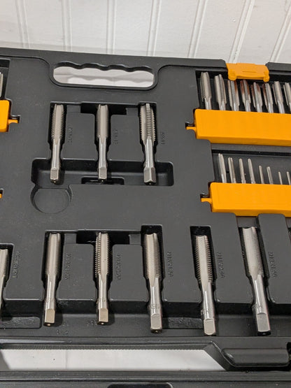 GEARWRENCH 109 Pc. SAE & Metric Ratcheting Tap and Die Set INCOMPLETE 82812
