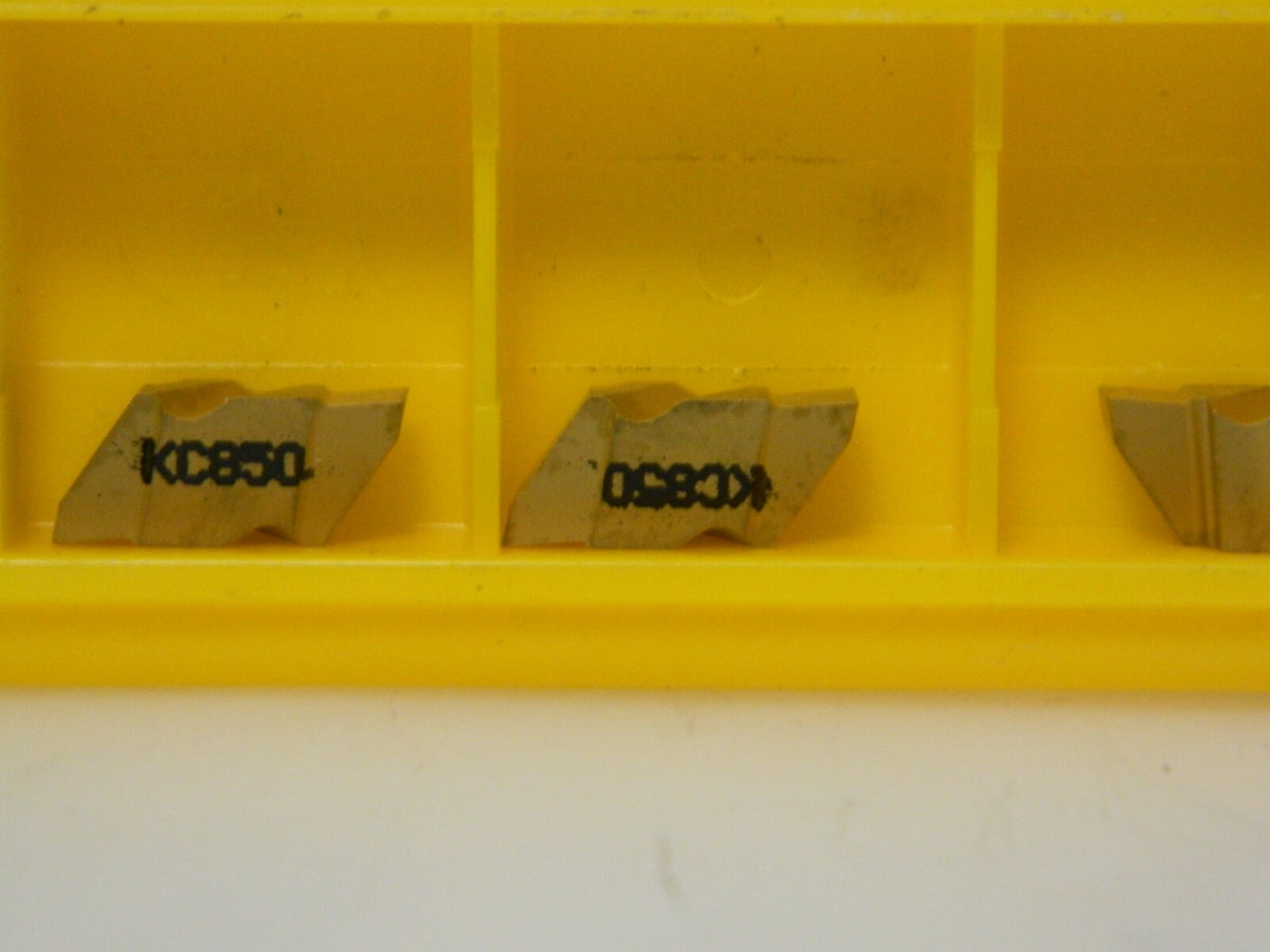 Kennametal Carbide Grooving Insert NGP2125L Grade KC850 3.18mm Qty 5 1114931