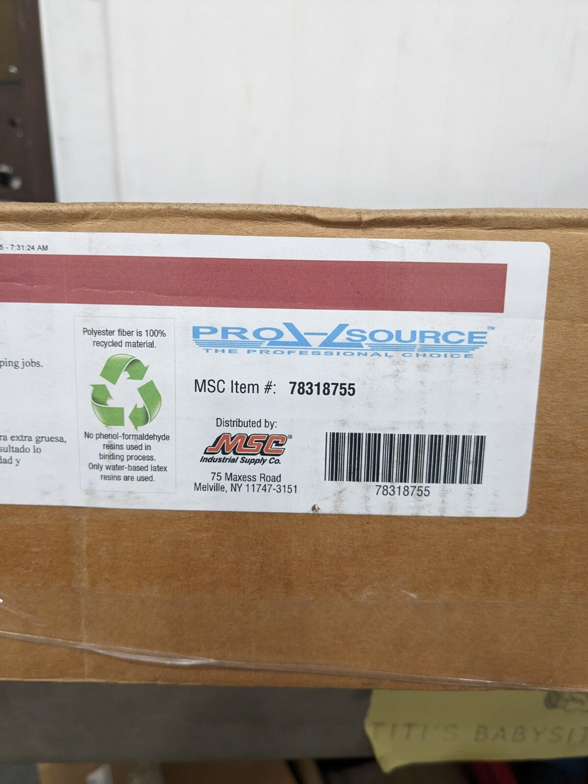 PRO SOURCE Maroon Extra HD Floor Stripping Pads: 17" Diameter Qty 5 PS-430517