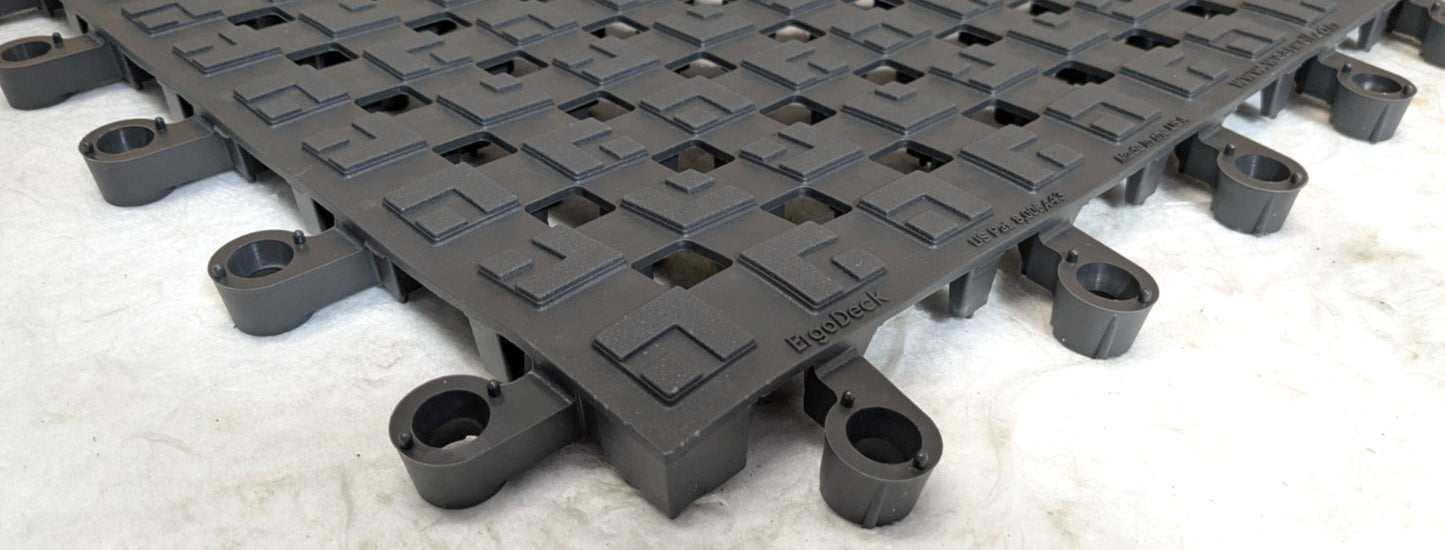 Wearwell Anti-Fatigue Modular Open Grid Mat  Dry/Wet Environment   18"   *10pc*