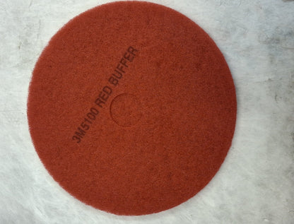 3M Red Buffer Pads 5pk 510mm x 82mm 20" 7000000663