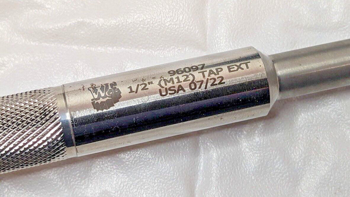 Whitney Tool 9 Piece 5" Tap Extension Set #0 to 1/2" 96119