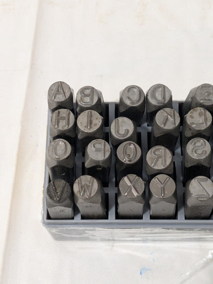 C.H. Hanson Heavy-Duty Stamp Set 3/8" Character, 27 pc, Alphabets & Symbol 21151