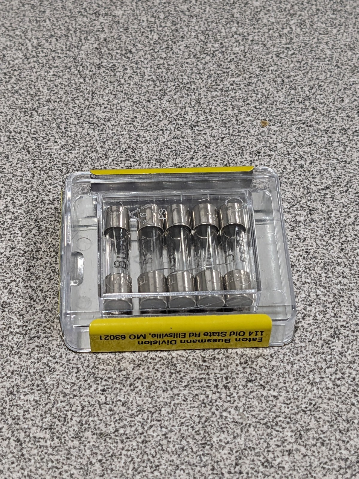 Bussmann Cartridge Time Delay Fuse: 5 A, 20 mm OAL, 5 mm Dia Qty 5 GDC-5A