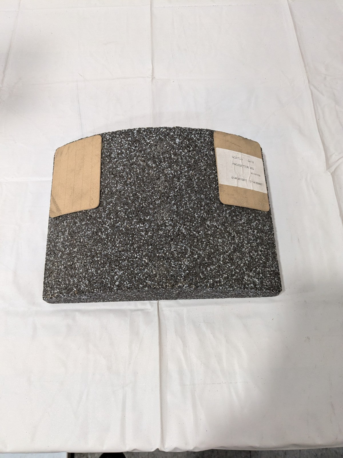 Norton Surface Grinding Segment: 11-1/4" Wide, 8" High, 3" Thick