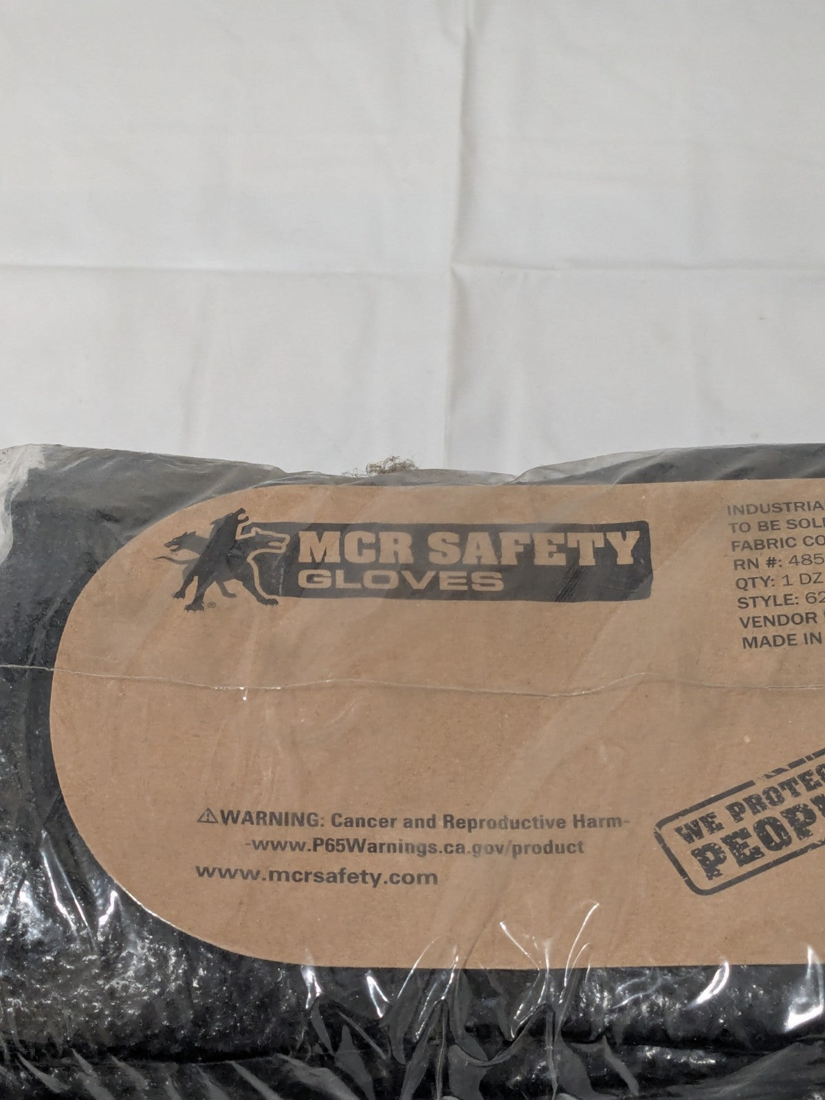 MCR Chemical Resistant Gloves: Large, 43 mil Thick Qty 12 Pairs 6212R