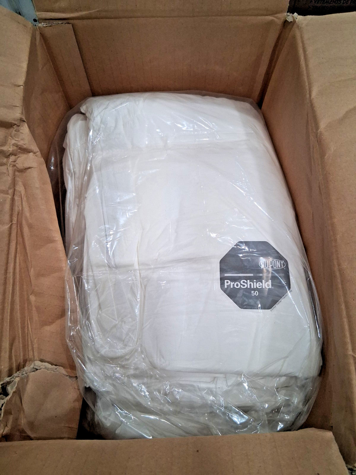 PRO-SAFE NonDisposable Chemical Resistant Coverall QTY25 SizeXL NB127SWHXL002500