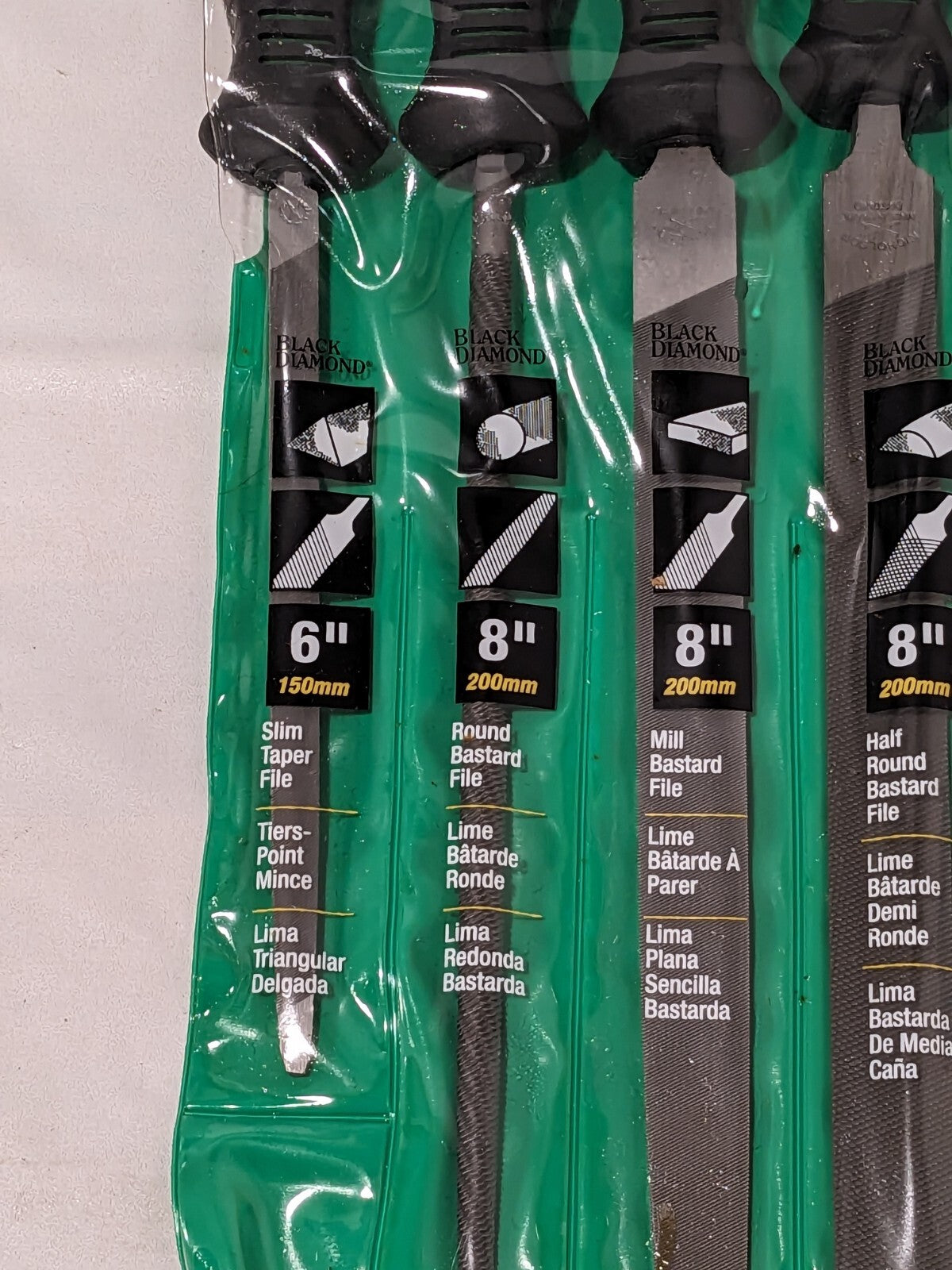 Nicholson 5 Piece 6", 8" & 10" Anniversary File Set W/Ergonomic Handles 22150HI