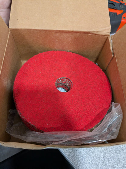 Tru-Maxx Fiber Disc: 5" Disc Dia, 7/8" Hole, Arbor Hole, 36 Grit Qty 11 61161220