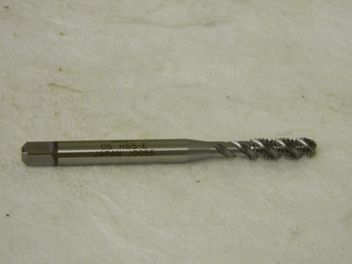 Widia GTD Spiral Flute Tap M6 X 1.00 D5 3FL HSS  QTY 2   86532