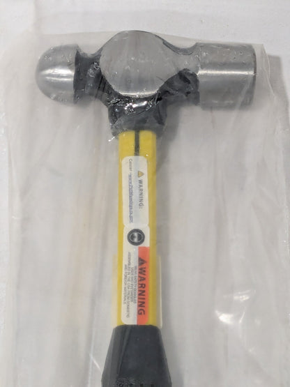 NUPLA Ball Pein Hammer: 20.00 oz Head, High Carbon Steel 21020