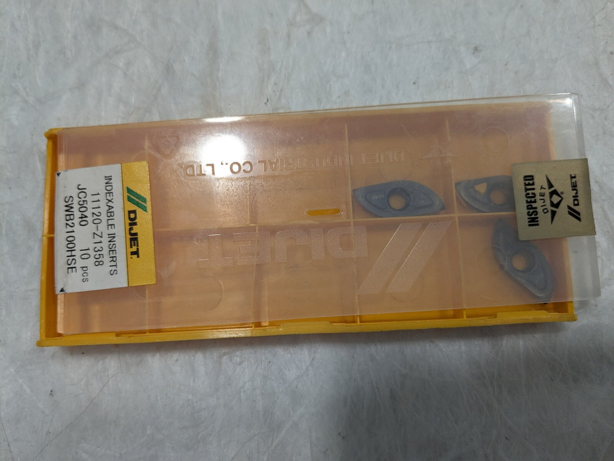 dijet SWB2100HSE JC5040 CARB MILL INSERTS 3pk