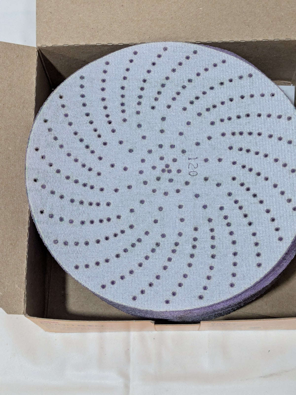 (50) 3M Hook & Loop Disc: 6" Dia, 120G, Coated, Precision Shaped Ceramic 86825