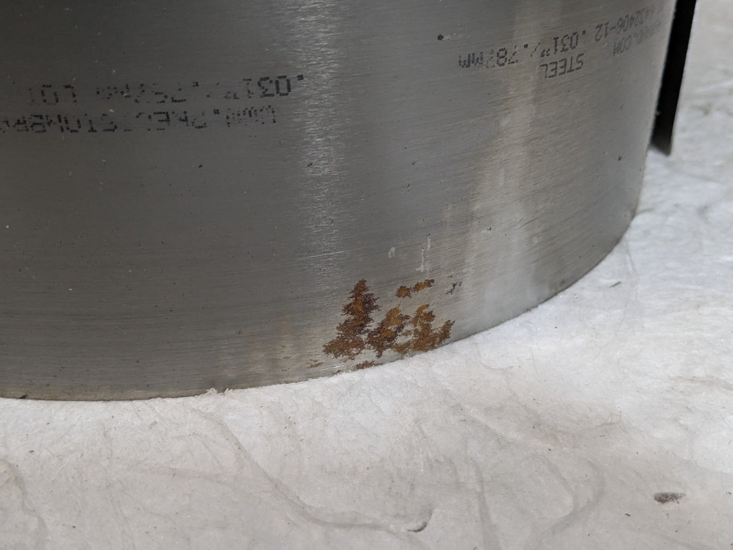 Precision Brand 16670 Steel Shim Stock 12" Width 120" Roll Length 0.031" Gauge