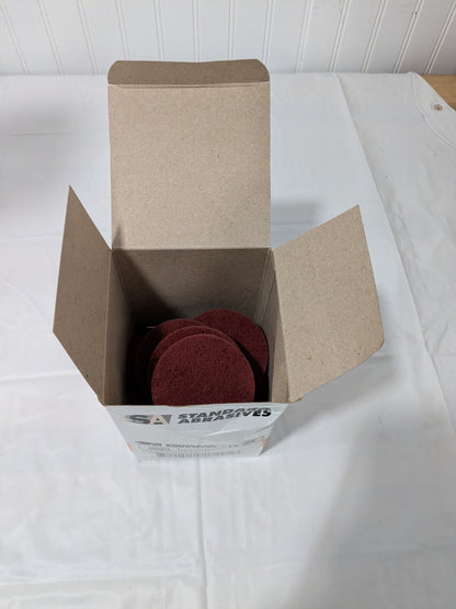 Standard Abrasives 3" X 1/8" Buff&Blend HP Disc Box of 19 852308