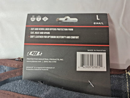 IRONCAT PIP Welding Pair Gloves Leather/Synthetic Leather 6144/L