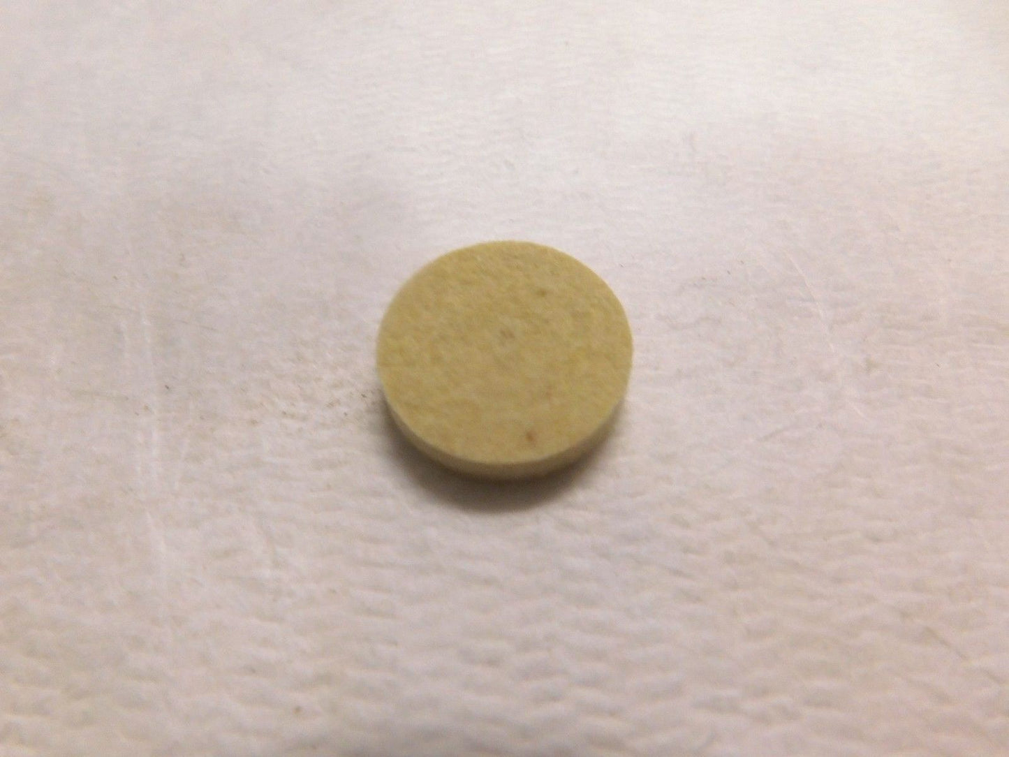 Unmounted Felt Polishing Wheel 1" Diameter x 1/4" Thickness QTY 20  91070896