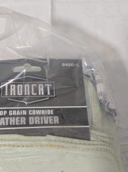 PIP Ironcat Welding Glove Cowhide Leather Sz L Qty 11 Pairs 9420/L