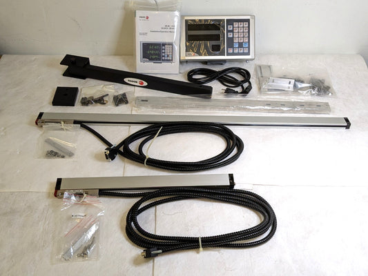Fagor Digital Readout 2-Axis DRO Milling System 12" x 30" Travel 20i-M Display