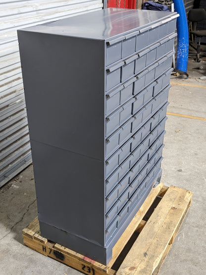 Durham 028-95 Steel Bin Storage Cabinet 60 Drawer 48 x 34 x 17 Parts / Repair
