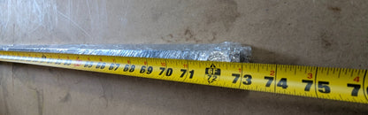 1/2" Square x 6' Long Square Bar 1018 Low Carbon Steel  *QTY 5 Bars*  .50X.5X72