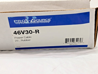 PRO-SOURCE Power Cable 25 Ft Rubber 46V30-R