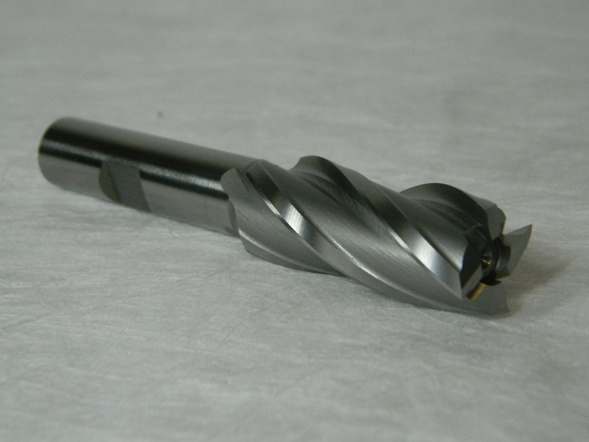 HSS Sq End Mill 11/16" 1-5/8" LOC 1/2" Shank Diam 3-5/8" OAL 4 FL 27611