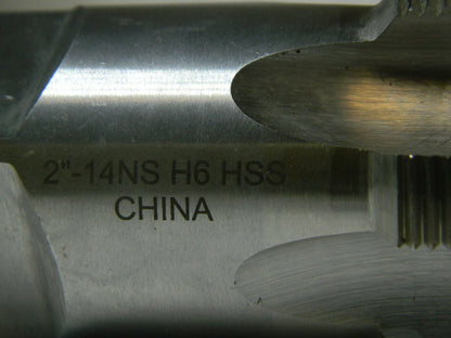 Interstate HSS Standard Bottoming Hand Tap 2-14UNS 6Fl 5 OAL H6 Limit 04879128