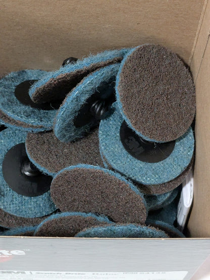 3M Quick-Change Disc: Roloc TR, 2" Dia, AO, Non-Woven Box of 50 7100075708
