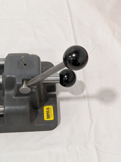 Heinrich Horizontal Drill Press Vise: 6" Jaw Width, 6-3/16" Jaw Opening 6-SV