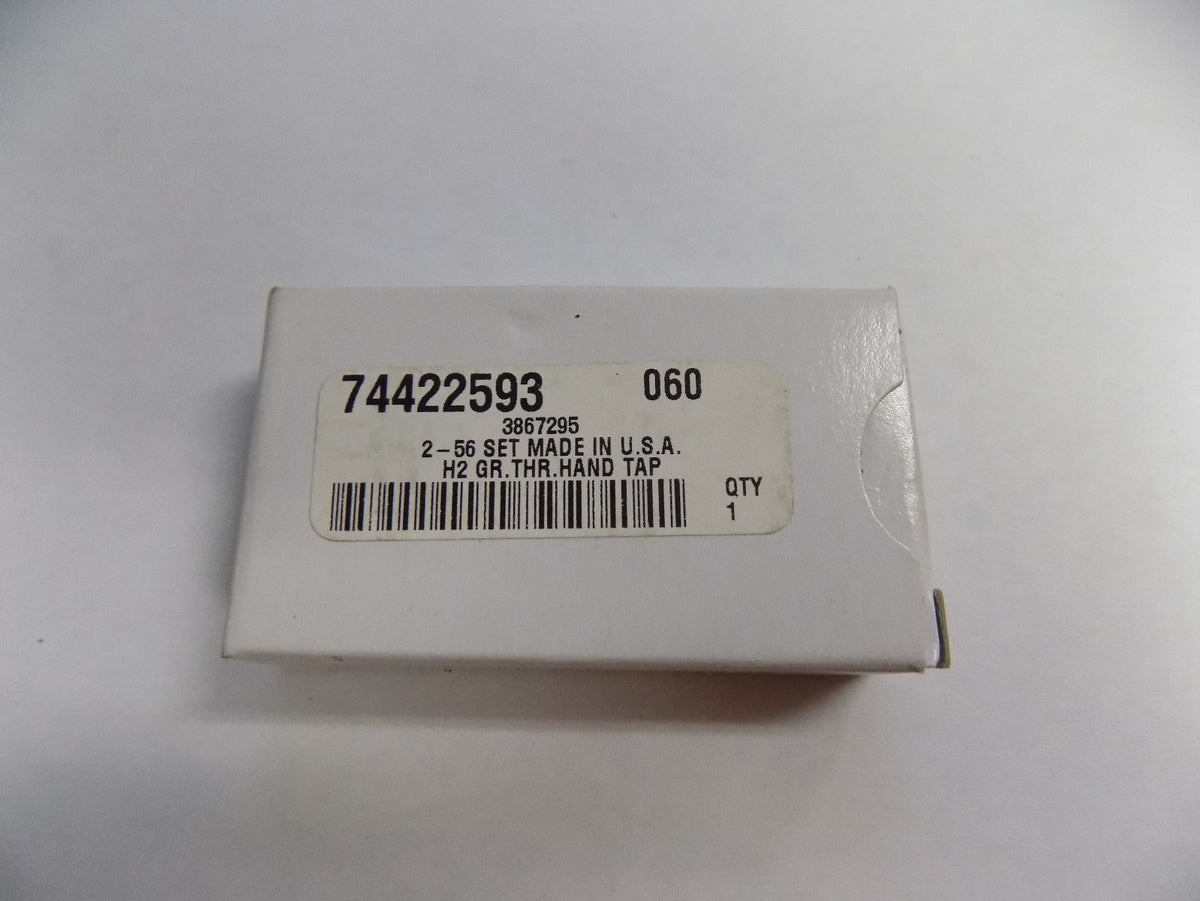 Made in USA 74422593 #2-56 UNC H2 3FL HSS Bright Bottoming Hand Taps