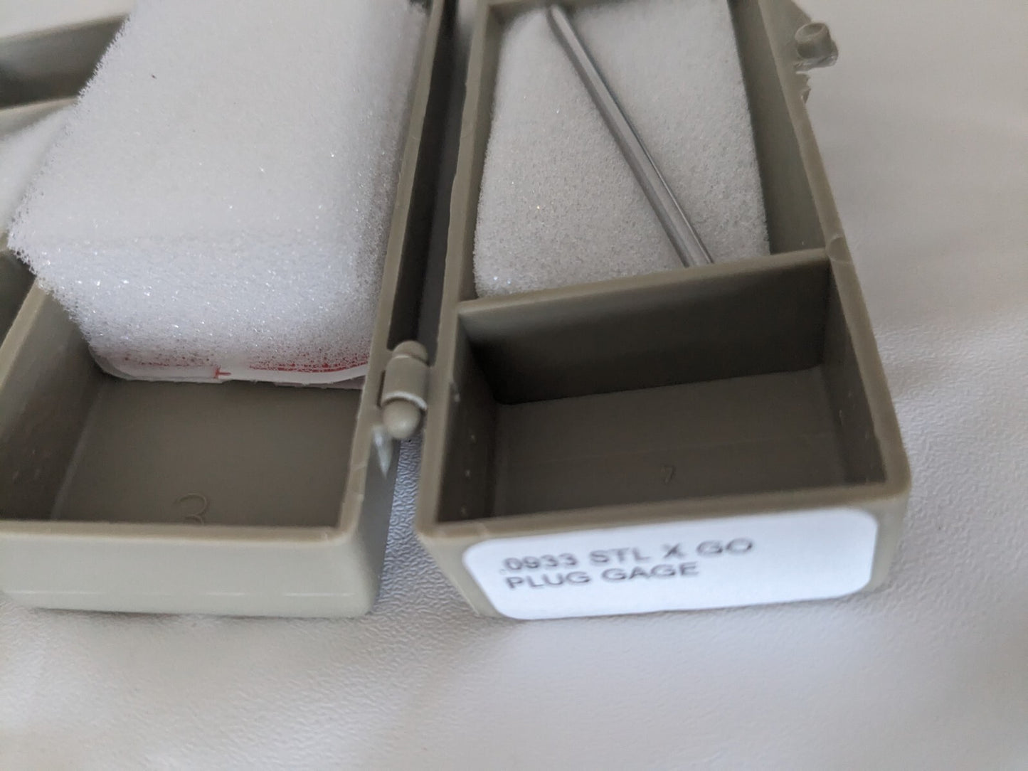 Vermont 2pc Gage Class X Plus Pin Gage: 0.0933" Dia, 2" Long 141109330