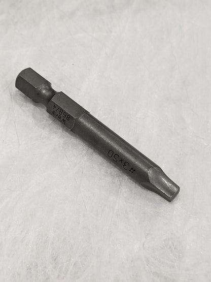 WERA Power Screwdriver Bit #3 Speciality Size, 1/4" Hex Drive Qty 49 050601