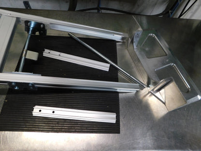VESTIL Hand Truck: 20-1/2" Wide, 19" Deep PARTS/REPAIR/INCOMPLETE  ALUM-CONV
