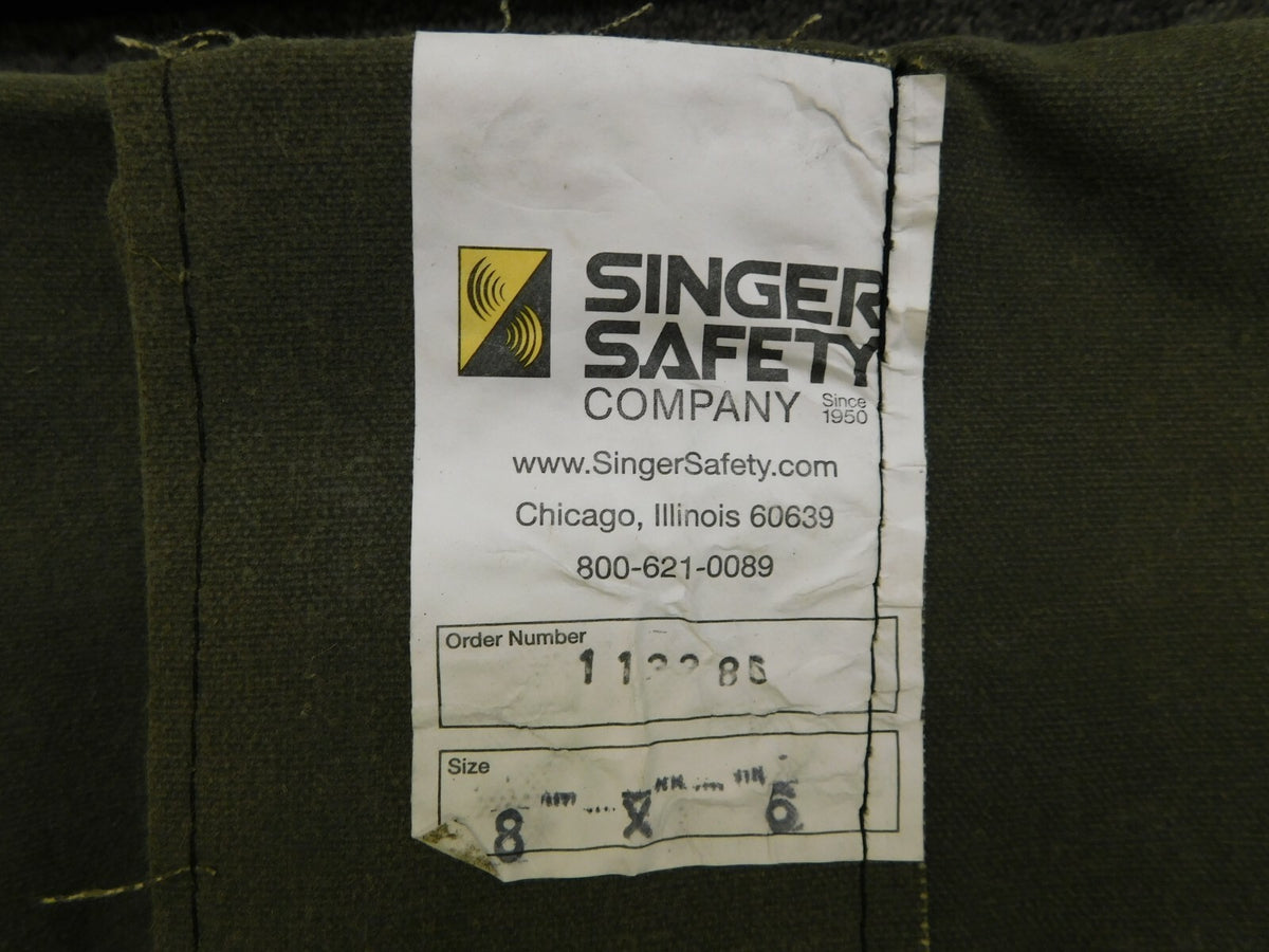Singer Safety Cotton Duck Portable Welding Screen 8'x6' 13011086 INCOM