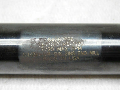 Hertel Square-Shoulder End Mill Coolant Through 1.5000" Cut Diam 84287036