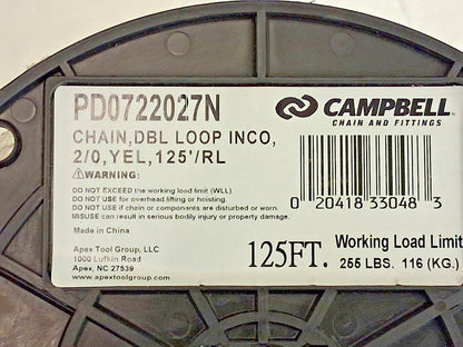Campbell Welded Chain Trade Size PD0722027N