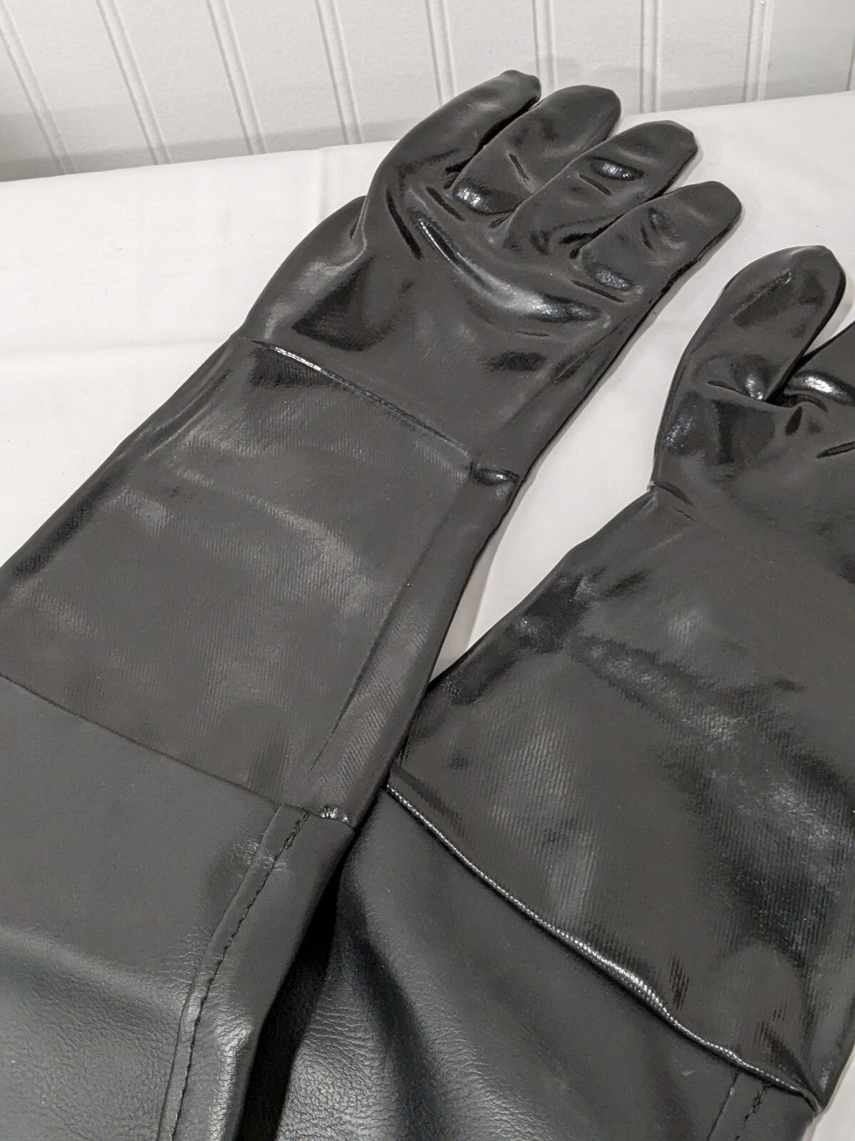 Cotton-Lined Neoprene Sandblasting Gloves, 33" OAL, 1 Pair Sz L 6033/11ECO