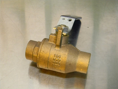 Nibco Standard Full Port Bronze Ball Valve 1-1/4" Pipe 600 PSI Max. S-585-7