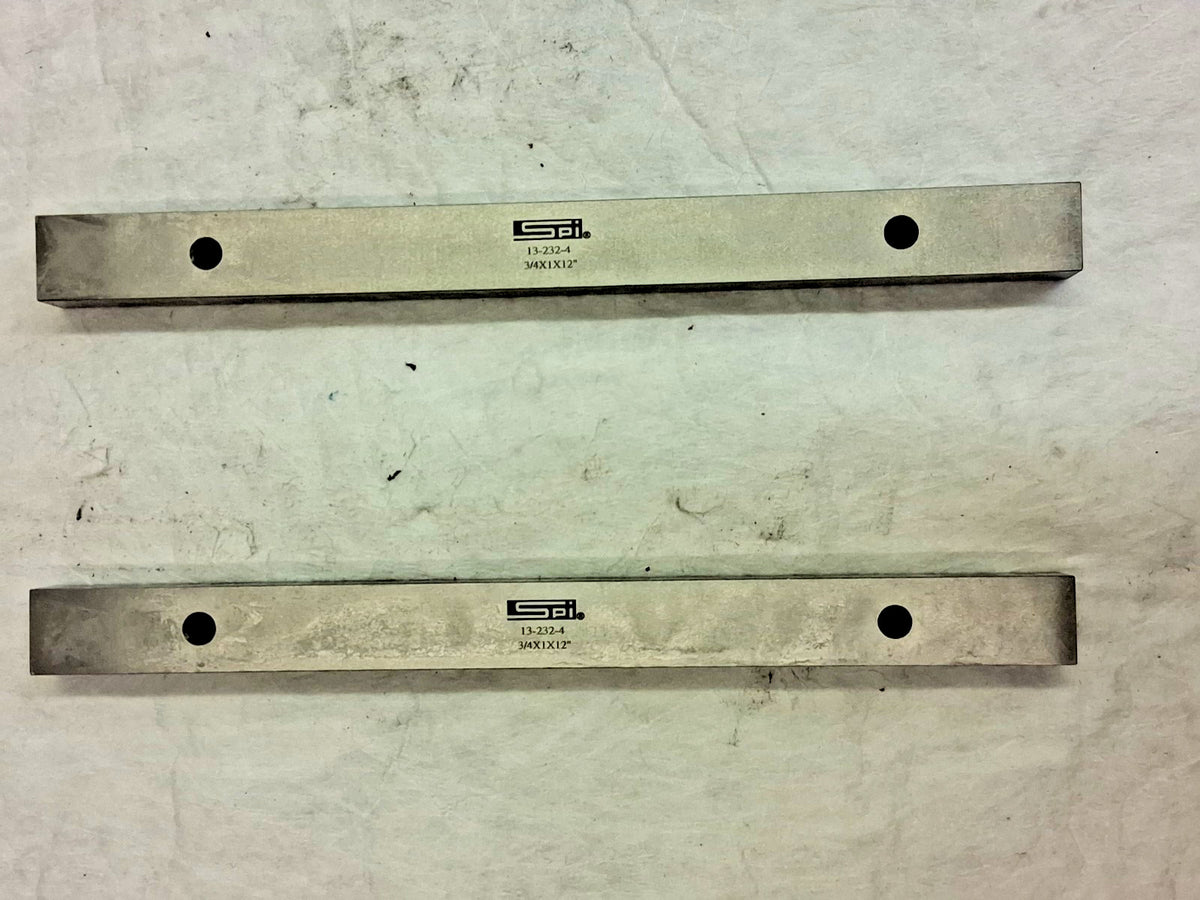 SPI Steel Parallel 12  Long x 1  High x 3/4  Thick 13-232-4