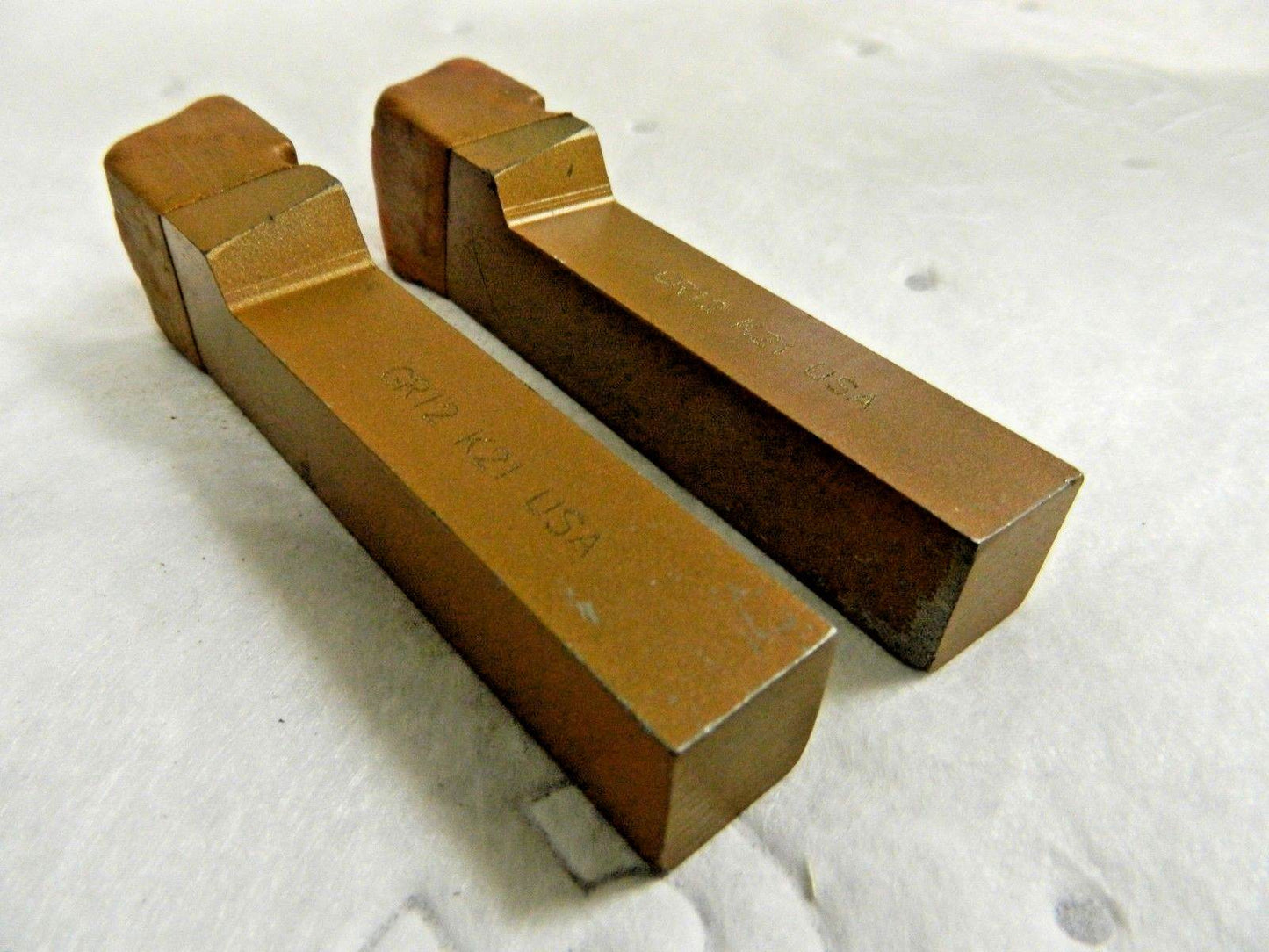 Offset Side Cutting Single Point Tool Bits 3/4" x 3/4" GR12 K21 Qty 2