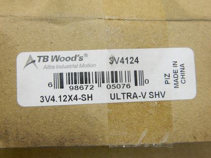 TB WOOD'S 4 Groove Ultra-V SHV 1/2 to 1-5/8 Bore Diam 3V4124